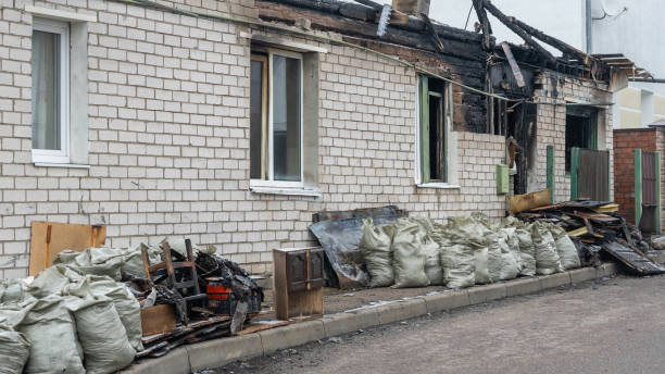 Professional Soot Cleanup technician working in North Branch, MN